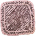 Hand Knitted Pink Hot Pads 1960 s Homemade Kitchey Decor Excellent Condition