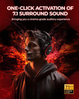 Wireless Gaming Headset For Pc Ps5 Ps4 Mac Switch 7 1 Surround Sound 100-hr