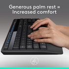 Logitech Mk345 Wireless Keyboard And Mouse Combo With Usb-a Nano Receiver