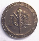 58mm Bronze Medal 1926 Womens Arts Exposition By Genevieve Karr Hamlin 