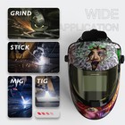 True Color Auto Darkening Welding Helmet For Tig Mig Arc Grinding Plasma