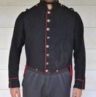Late 1800s Old French Parisian Theatre Napoleonic Uniform Tunic And Bonnet