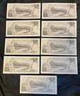 9  nine  Argentina 50 Pesos Unc  9 Pcs Lot  Consecutive