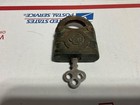 Vintage Yale Towne Y t Solid Brass Large Padlock Lock W key Works Usa