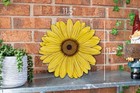 Nat   Jules Gerbera Daisy Flower Shaped Dimensional Indoor Outdoor 12 Inch Cast 