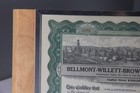 1918 Bellmont-willett-brown Oil Company Oklahoma Stock Certificate 50 Shares
