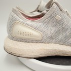 Adidas Pureboost Mens Size 13 White Grey Sneakers Ba8893 Pure Knit Shoes Lace Up