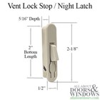 Amesbury Truth 13183 Vent Lock Stop Night Latch Cameo Security Vent Lock
