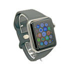 Apple Watch 1st Gen 38mm Stainless Steel Case Black Sport Band Sapphire Crystal