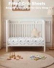 Baby Crib Sheets For Boys And Girls  Fitted Crib Sheets 52  X 28   Soft Breat   