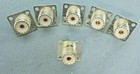 So-239   Uhf-f  Silver   Tef  4 Hole  Female Chassis Mount  6 Pk- Quality Counts