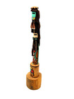 Ricardo Koopee Hopi Hand Carved   Painted  long Hair  Kachina Figure Doll