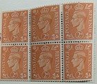 Great Britain Stamps   238a 239a Mnh Vf Complete Booklet Scott Value  150 00