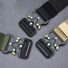 Tactical Duty Belt - Adjustable Nylon Utility Belt For Police  Security   Milita