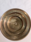 Vintage Brass Vase With Intricate Etched Floral Patterns   Handcrafted In India 