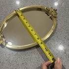 Vintage Mirrored Tray Gold Tone Vanity Fancy For Perfume Makeup