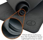 Tatago Large Yoga Mat Thick   Long For Home Workout  84x30  1 2   Exercise Mat