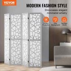 Wood Room Divider  4-panel Wood Folding Privacy Screen  66 9 In  Tall Indoor Car