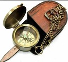 Antique Vintage Brass Pocket Compass Brass Nautical Compass Marine Compass Gift