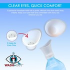Portable Eye Wash Cup          Emergency Eyewash Device For Water Bottles 3 Pack