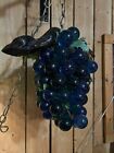 Vintage 1960 Mid Century Modern Large Lucite Grape Cluster Hanging Pendant Lamp