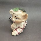 Vintage Pixie Elf Spaghetti Hair Figurine Ceramic