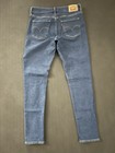 Levi   s Women   s Dark Wash Blue Skinny Jeans Slim Fit Mid Rise Stretch 5-pocket