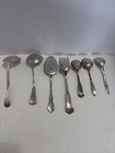 Vintage Silverplate Serving Utensils Lot Ladles Fork Spoons Mixed Patterns
