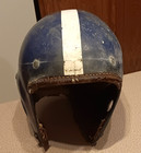 Vintage 1950s Macgregor Striped Football Helmet Size 7-1 8 - 1 4 No Reserve   S
