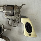 Lot Of 2 Vintage Marshall Diecast Metal Toy Cap Guns       