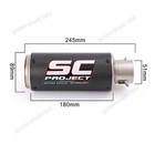 For Kawasaki Z125 Pro 2017-2025 Complete Exhaust System Link Pipe Carbon Muffler