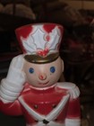 Vintage Poloron 13  Toy Soldier Lighted Blow Mold  no Light 