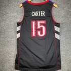 Nike Vince Carter  15 Toronto Raptors Jersey Men Medium Purple Black Nba Vintage