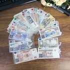 New Lots 52pcs Different World Banknotes Paper Money Foreign Unc Collection Gift