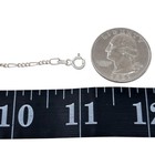 Figaro Chain Anklet   Mexican Sterling Silver 925 11 