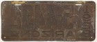 Arizona 1928 Yavapai County License Plate Mdv Clear 5-4432