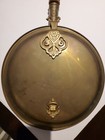 Vintage Copper Bed Warmer Engraved Fastenings Wood Handle
