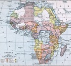 Antique Map Africa European Colonies 1897 Cape Colony Congo Mozambique Angola