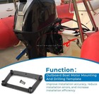 Mounting   Drilling Template For Bia Outboard Boat Motor W  1 2    Drill Bushing