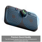 Bluetooth 5 3 Car Speakerphone Handsfree Wireless Visor Clip Speaker Kit