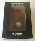 Zippo Brown Leather Lighter Pouch With Belt Loop  Lplb  New In Box