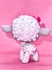 Lps Hasbro Eu Exclusive Gray White Red Lamb  376 - Authentic Littlest Pet Shop