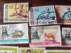 Ajman Pre 1975 Foreign Postage Stamps Used 50 Stamps