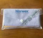 Norwex Baclock  4  Small Enviro Cloths W plastic Case Never Used Reusable