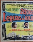 1955 20 000 Leagues Under The Sea Jules Verne 2sh  Movie Poster Walt Disney Rare
