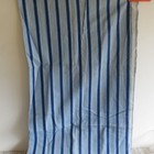 Vintage Feed Sack Cotton 43 X 34  Stripes With Spot