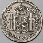 1817-ng Guatemala 2 Reales Avf Colonial Spain Ferdinand Vii Coin  24120501r 