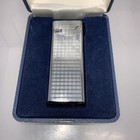 Vintage Colibri Butane Lighter Silver Toned With Box papers
