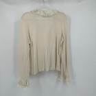 Harolds Womens Vintage Coquette Top Size Xl Regency Shabby Chic Victorian Ruffle