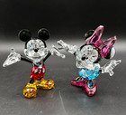 Swarovski Disney  mickey    minnie Mouse  Crystal Figurines  1118830 1116756 Nib